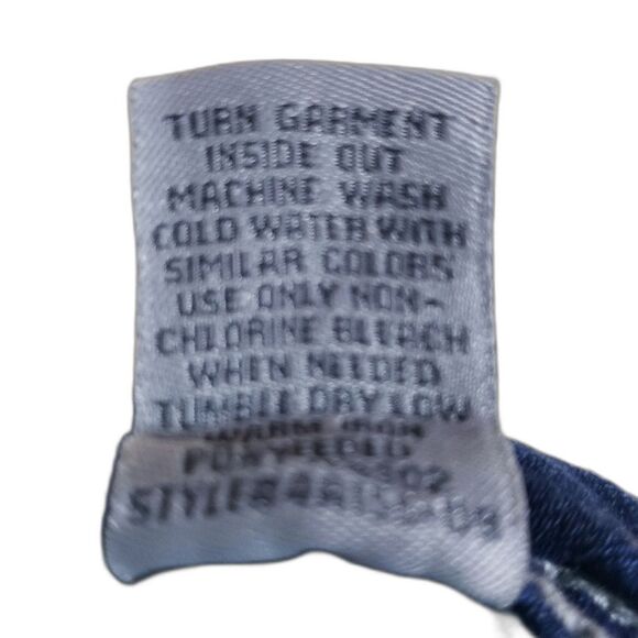 Almost Famous Juniors Blue Jean Shorts Size 3 | Low-Rise Distressed Denim - Picture 7 of 8